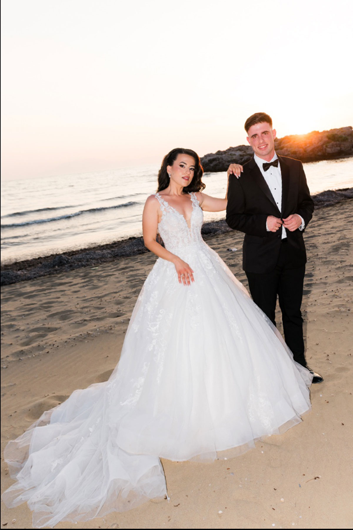 Ioannis and Valia wedding portrait by Voryllas Photography